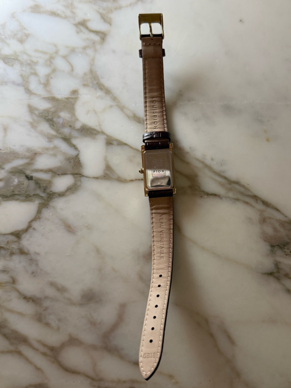 Louis Pion Vintage Leather Watch - Picture 5 of 10